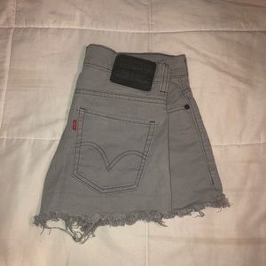 Levis 511 denim shorts in grey size 30.